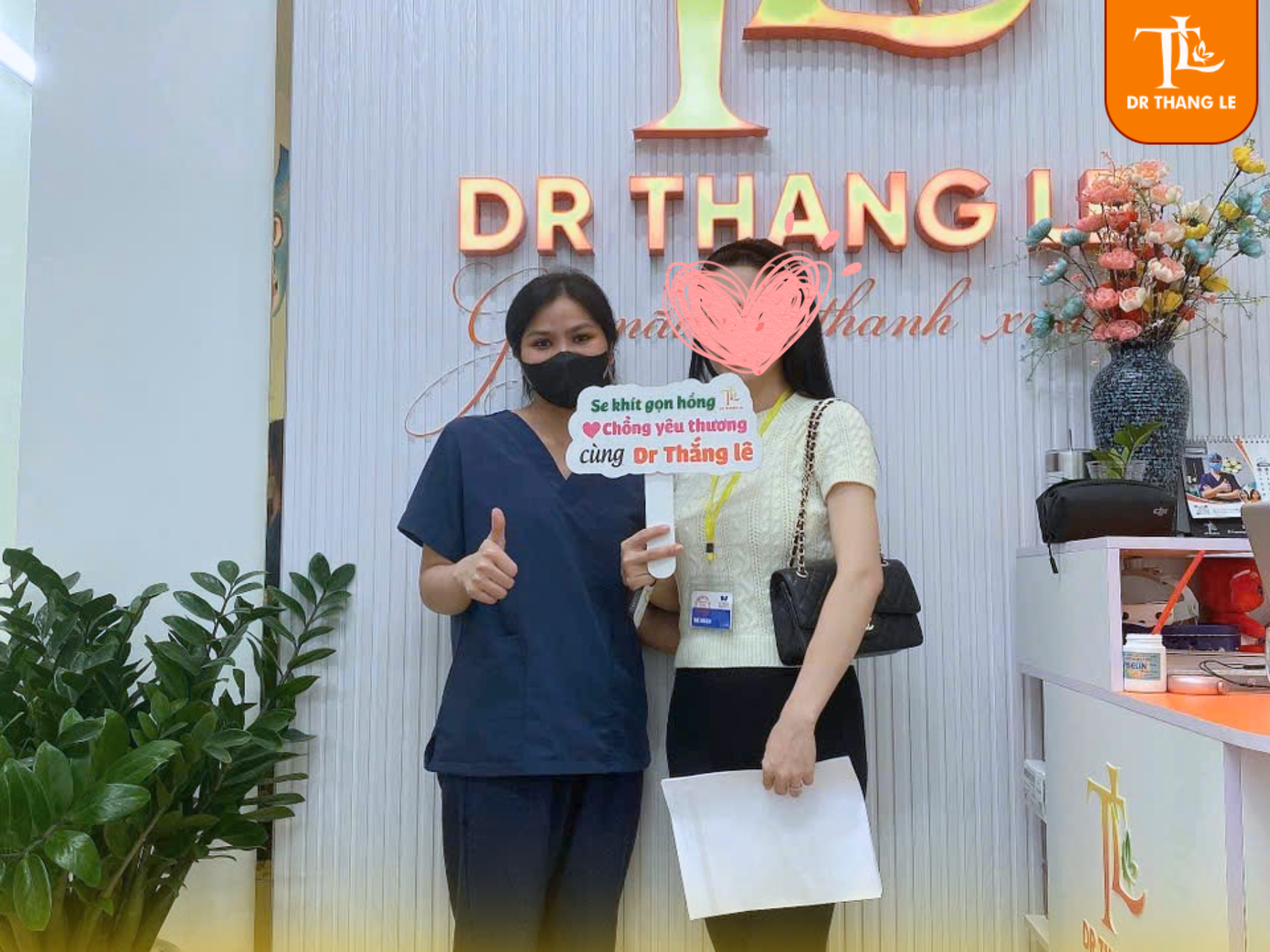 Khách hàng trải nghiệm dịch vụ tại Thẩm mỹ Dr.Thắng Lê