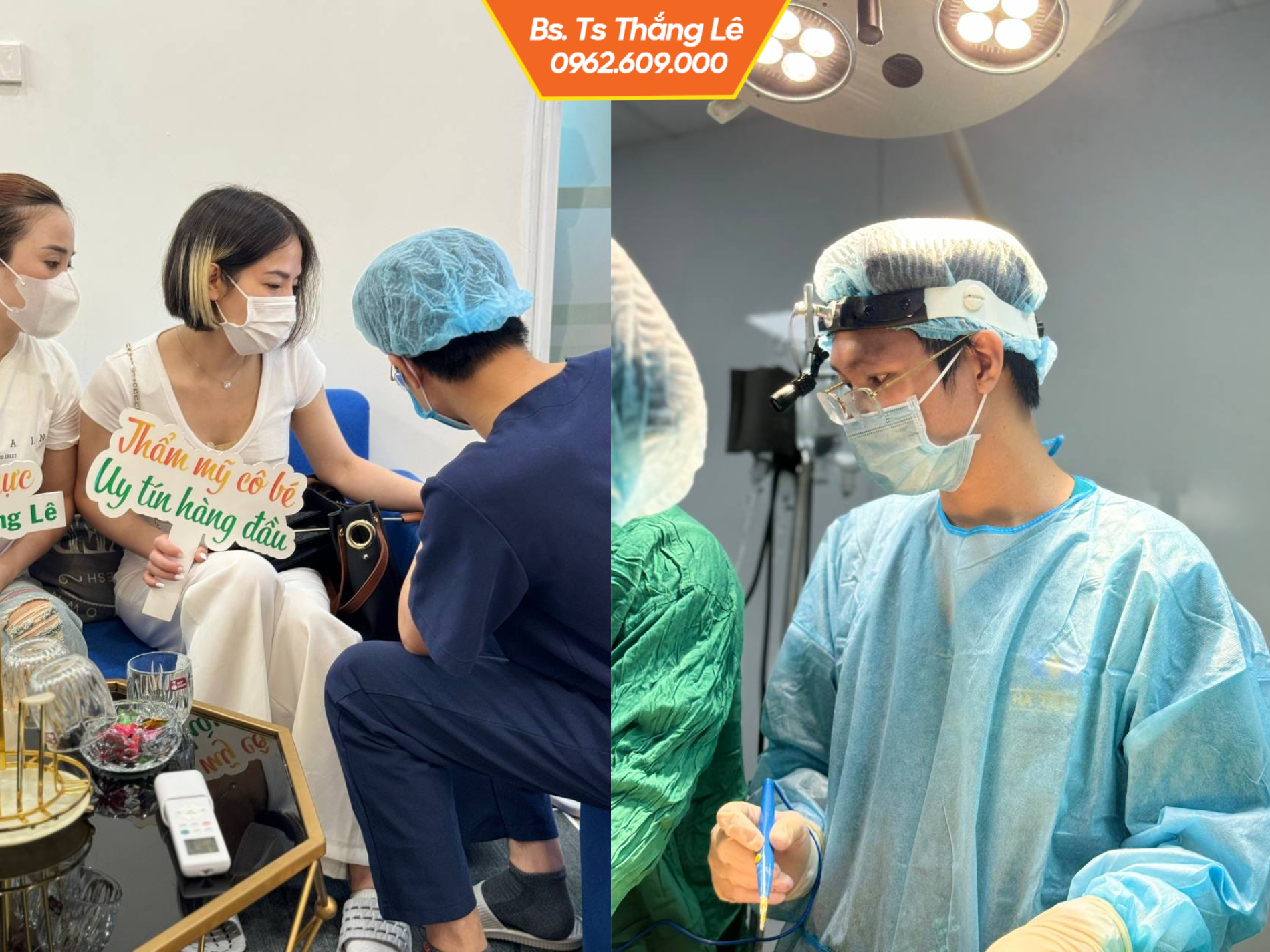 Quy trình thăm khám và thực hiện phẫu thuật rõ ràng, tận tâm