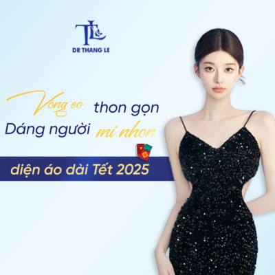 Vòng eo thon gọn - Dáng người mi nhon diện áo dài Tết 2025