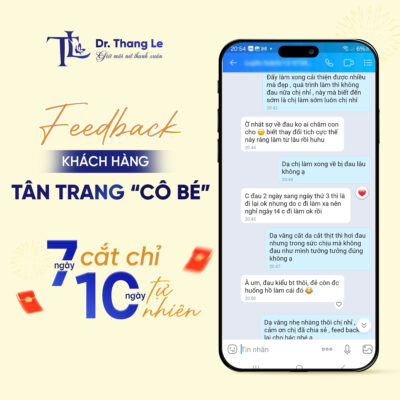 Feedback khách hàng tân trang cô bé 